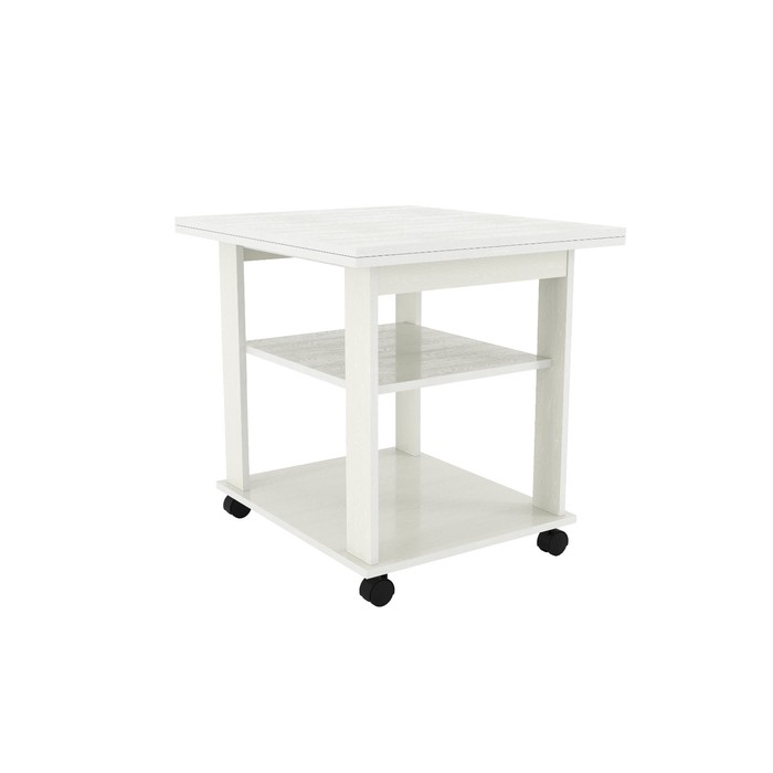 Столик журнальный «Консул», 700×600×650 мм, цвет белый текстурный