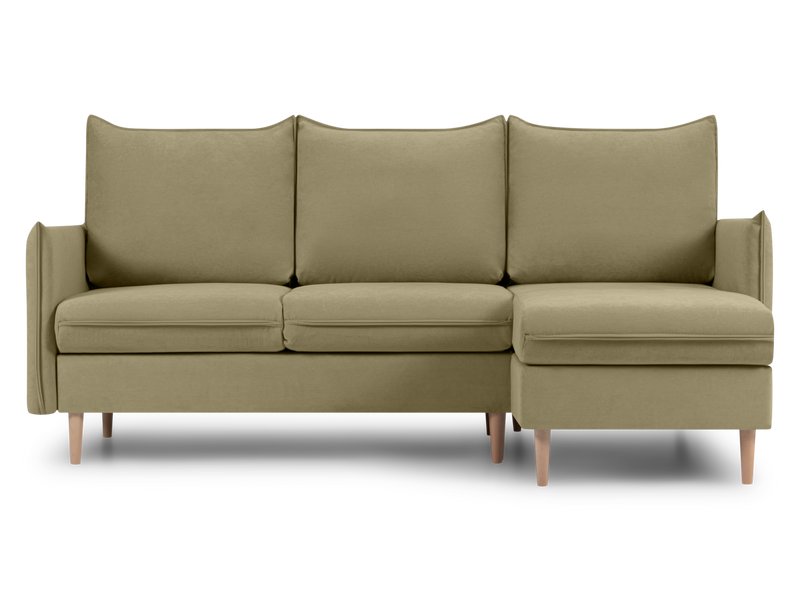 Диван угловой Слипсон Вельвет Оливковый