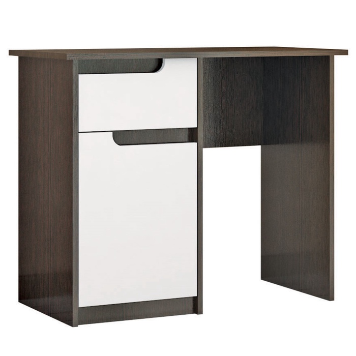 Столик туалетный «Розалия», 900×450×750 мм, цвет венге, белый глянец