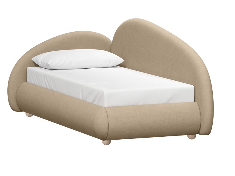 Кровать Табия 90 Шенилл Песочный