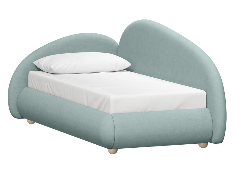 Кровать Табия 90 Шенилл Мятный