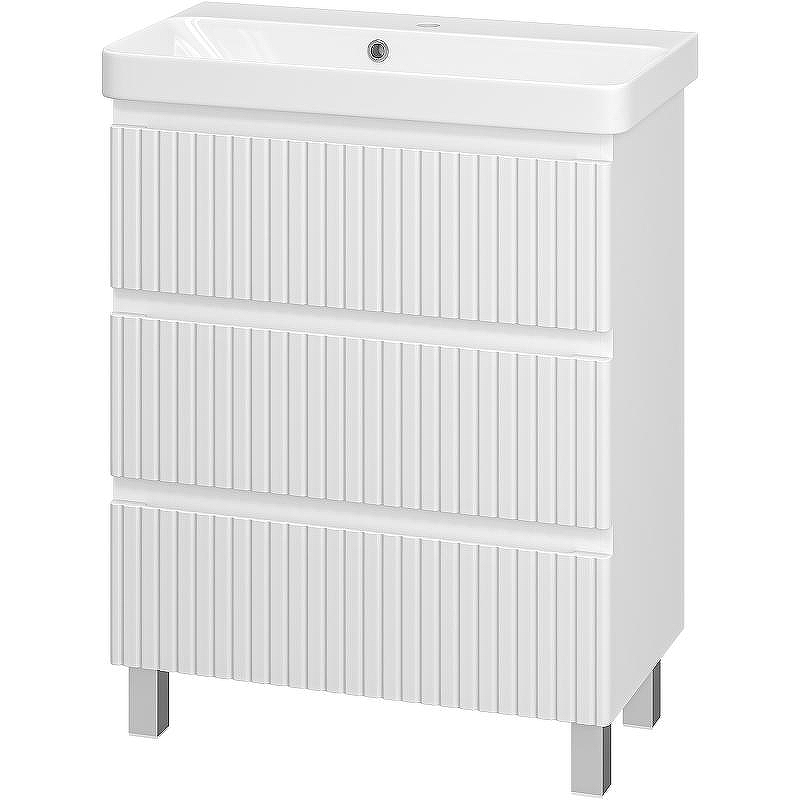 Тумба с раковиной Brevita Victory 70 УТ000024307 Белая матовая