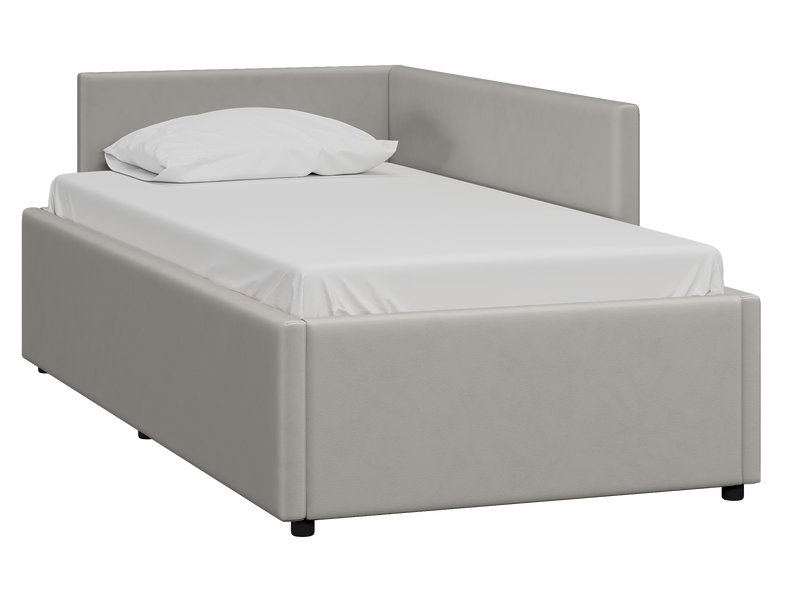 Кровать Мидли 90 Velvet Silver