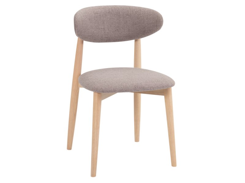 Стул Клиф Рогожка Бежевый/Натуральный