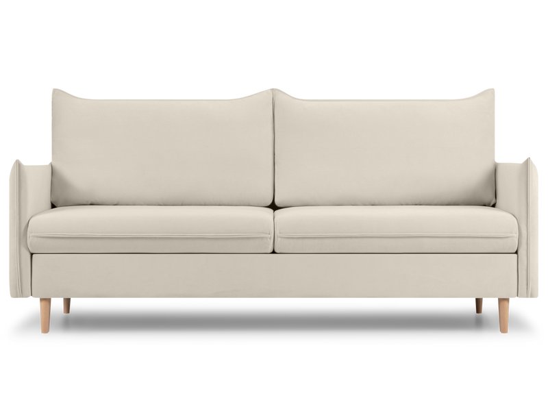 Диван прямой Слипсон Вельвет Молочный