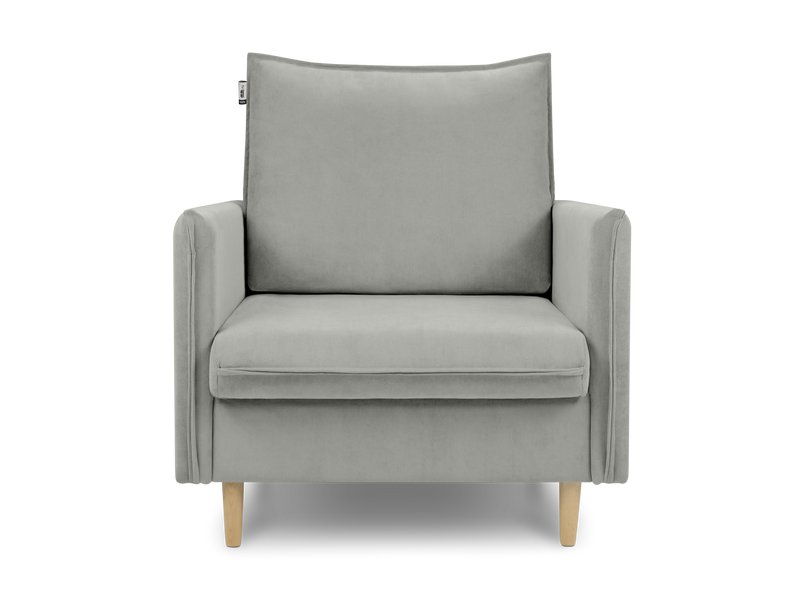 Кресло-кровать Слипсон Мини Вельвет Светло-серый