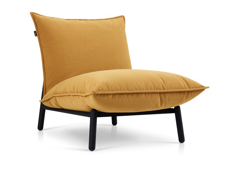 Кресло Рофл Вельвет Желтый