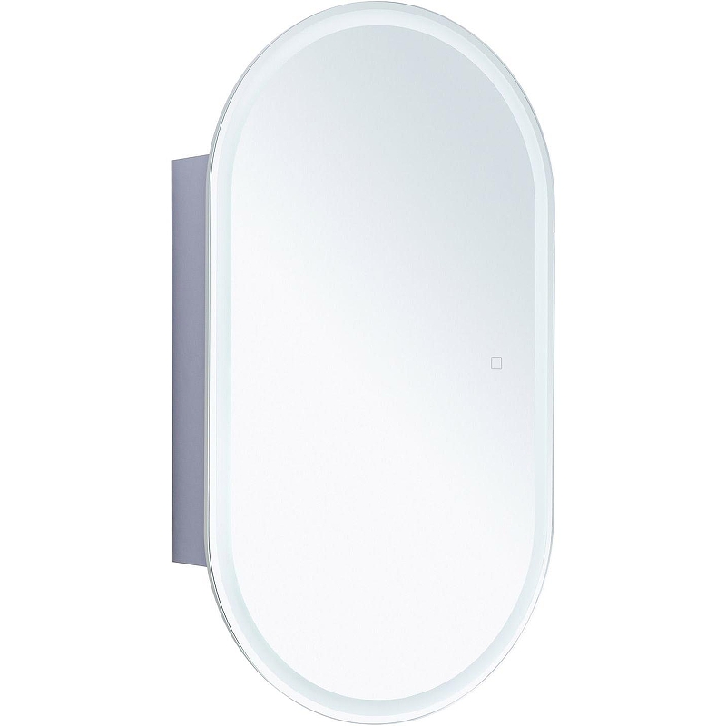 Зеркальный шкаф Aquanet Монте 50 344787 с подсветкой Белый