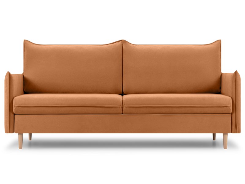 Диван прямой Слипсон Вельвет Горчичный